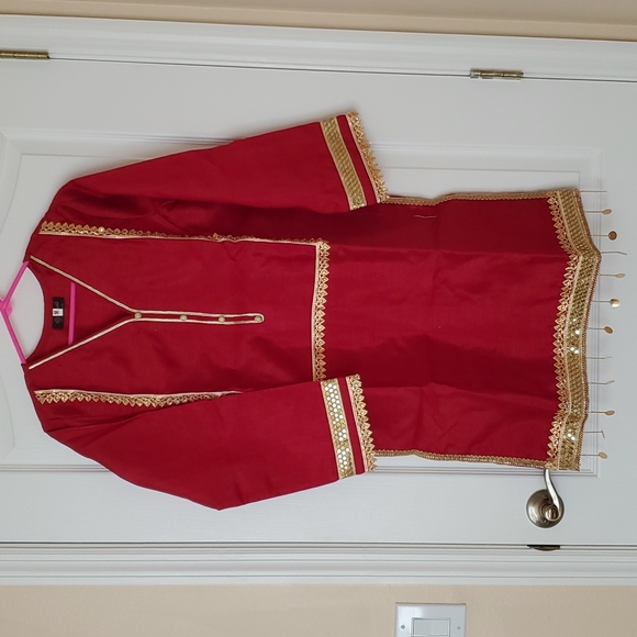 Pakistani/Indian formal Raw silk Shalwar kameez FINAL PRICE - Picture 4 of 14
